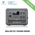 BLUETTI Elite 100 V2 Portable Power Station 1800W 1024Wh Outdoor Emergency Power Supply Solar Generator