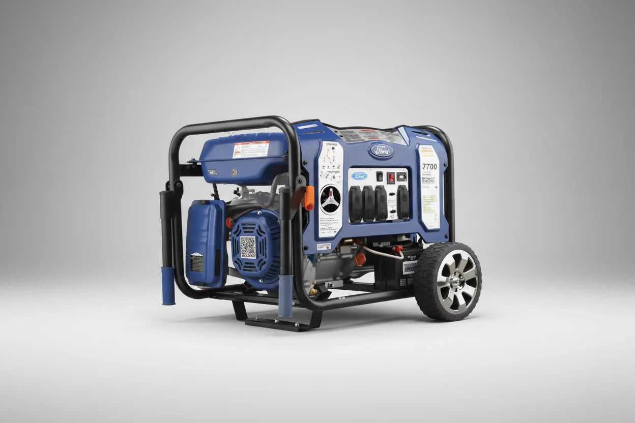 Ford 7750W Dual Fuel Inverter Generator with Electric Start – 120V/240V Portable Power Generator