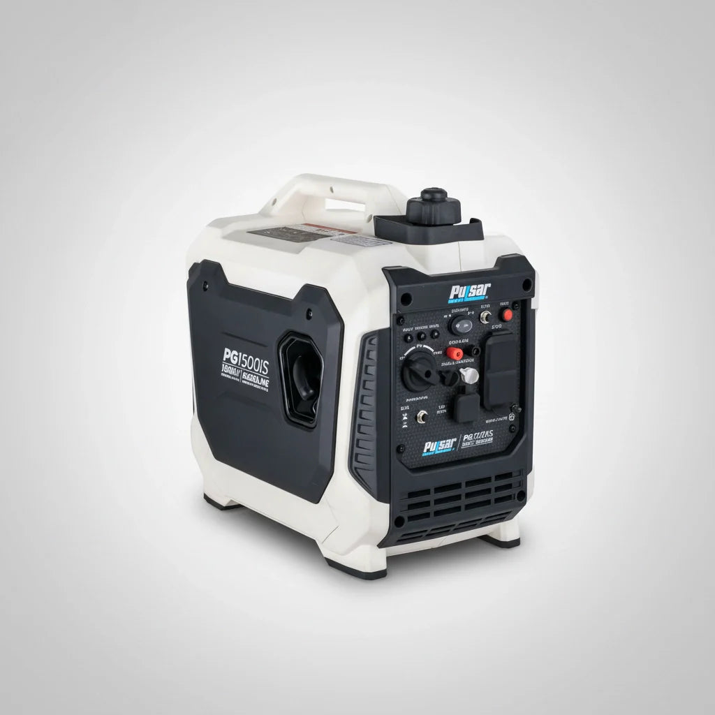PULSAR GAS 1200W Peak 900W Rated 2-Stroke Portable Inverter Generator