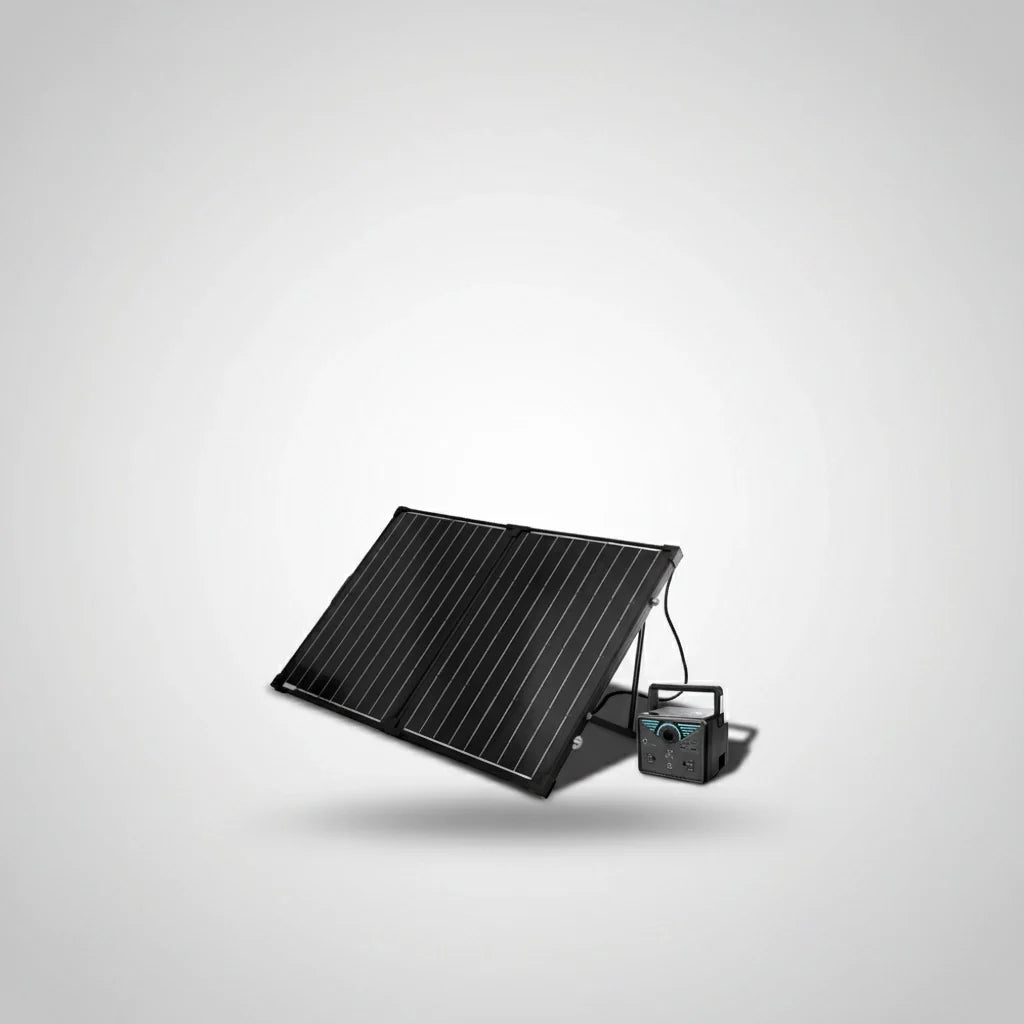 Renogy 100W Compact Suitcase Portable Solar Panel with ShadowFlux Anti-Shading Technology